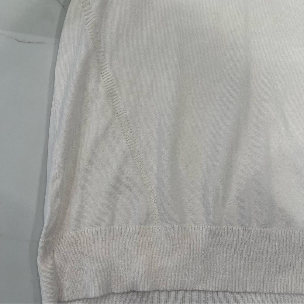 NWT Banana Republic cream cotton sleeveless top - Picture 13 of 16